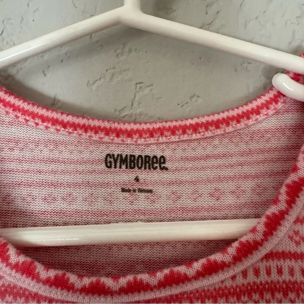Gymboree Pink Sweater Peplum Top